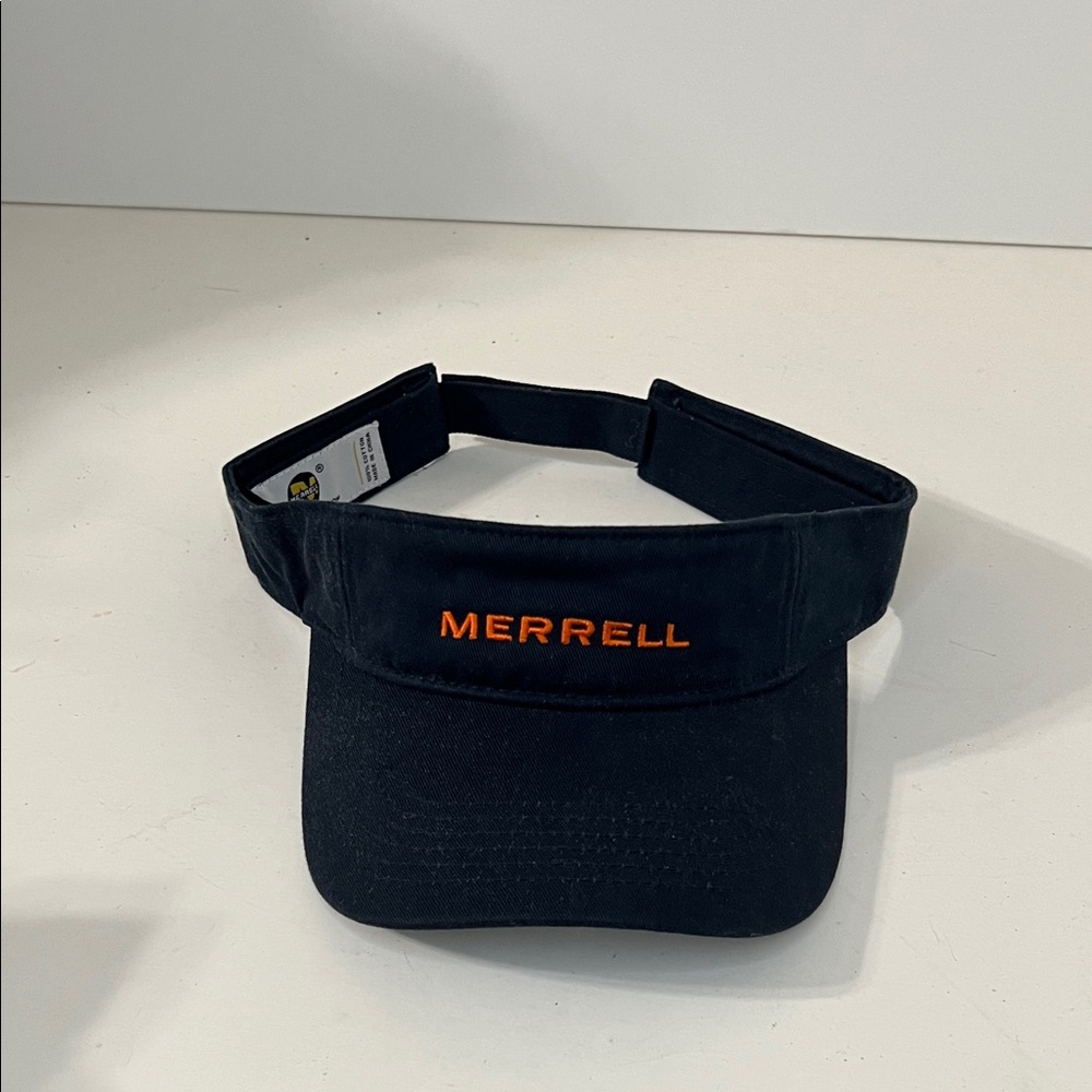 Merrell Black and Orange Men's Visor